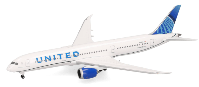 United Airlines Boeing 787-9 Dreamliner - N25982 HERPA 1/500