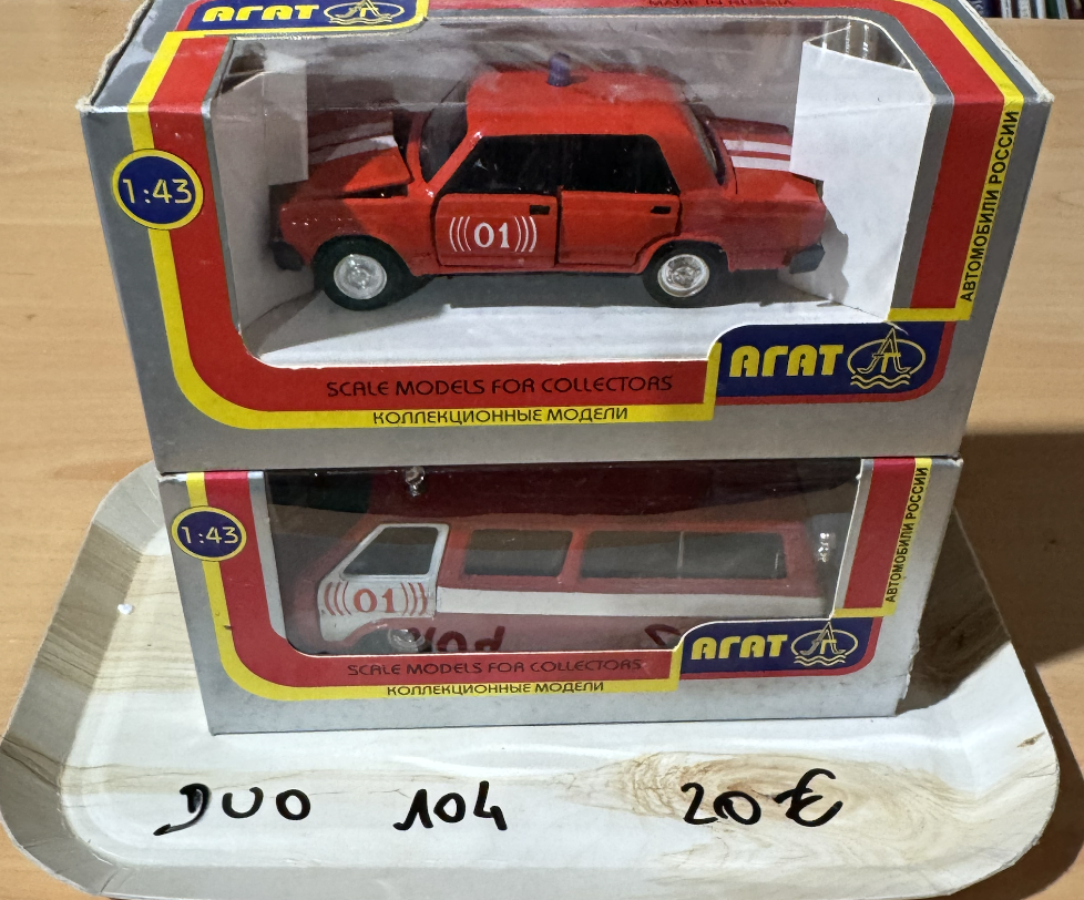 DUO VOITURE POMPIER