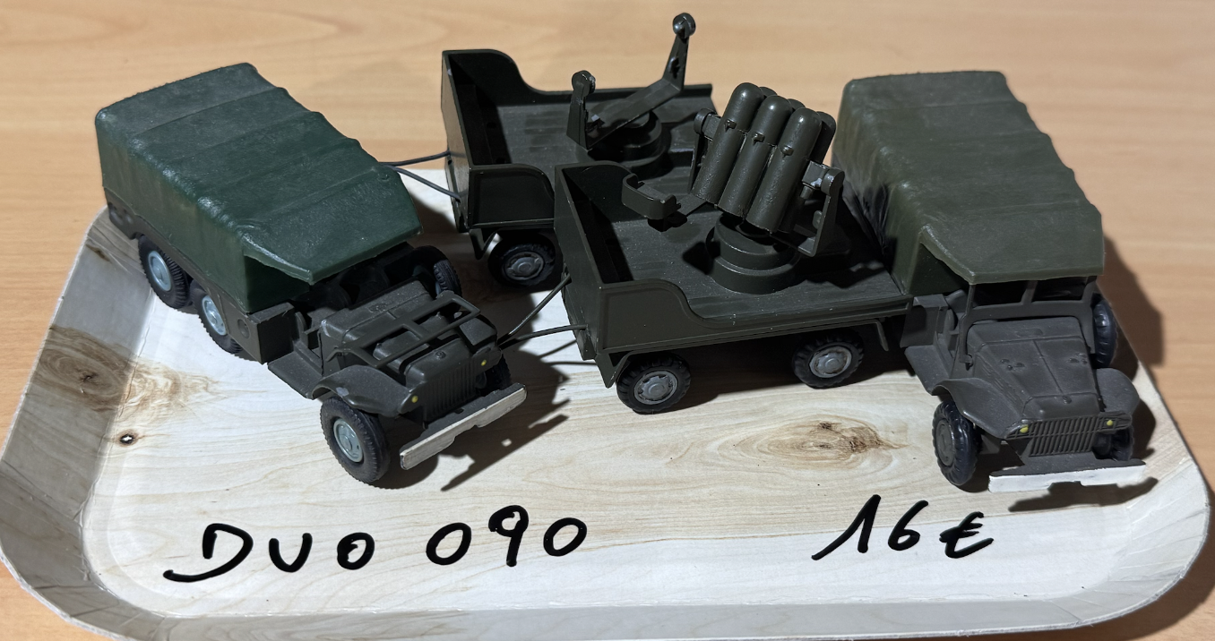 DUO CAMION MILITAIRE
