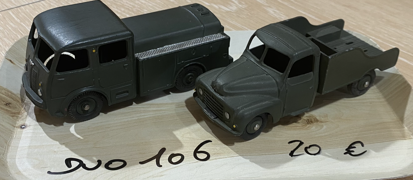 DUO CAMION MILITAIRE
