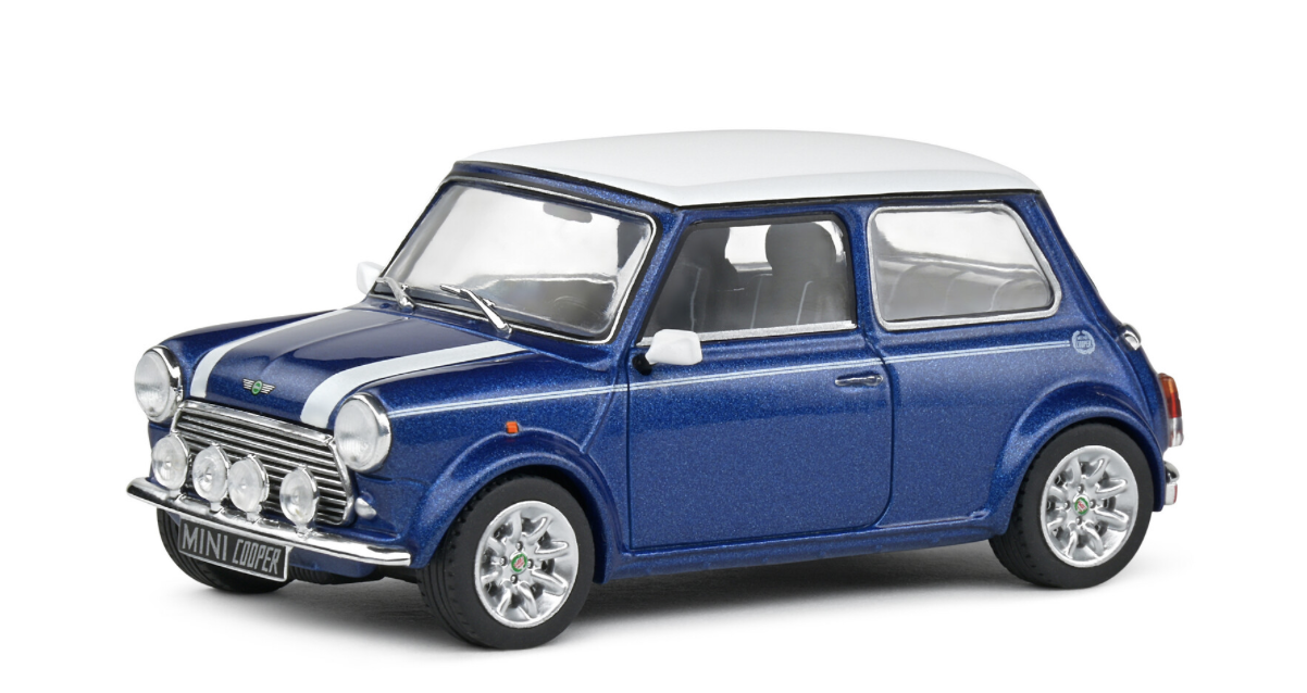MINI COOPER SPORT BLUE 1997 SOLIDO 1/43