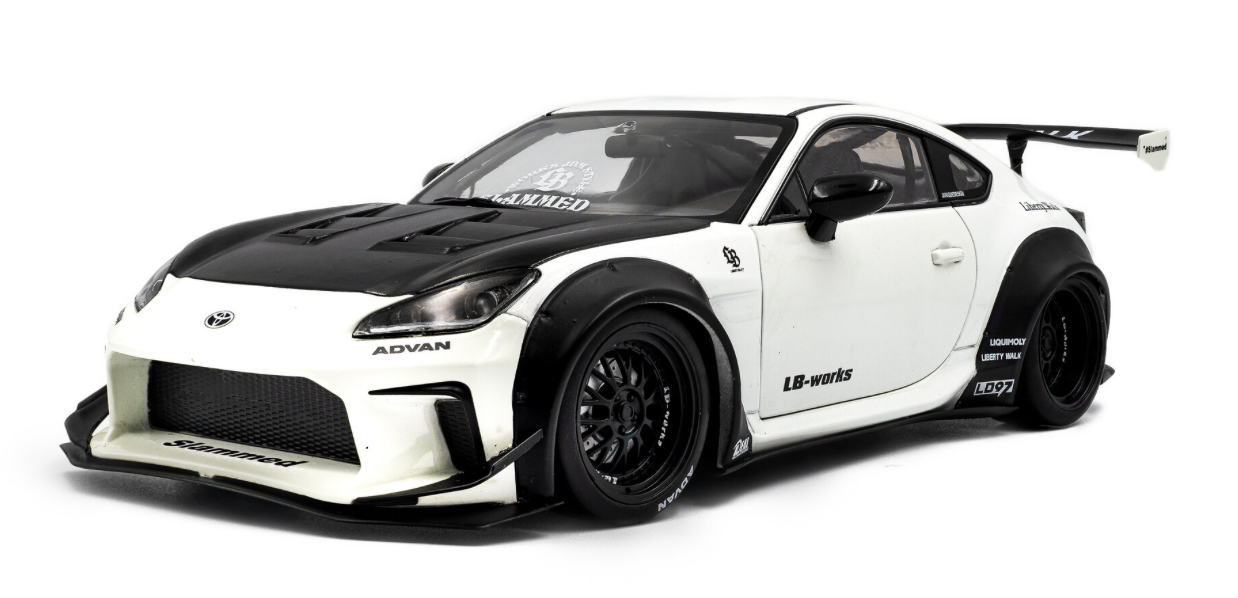 TOYOTA GR86 LBWK BODY KIT – BLANC – 2024 SOLIDO 1/18