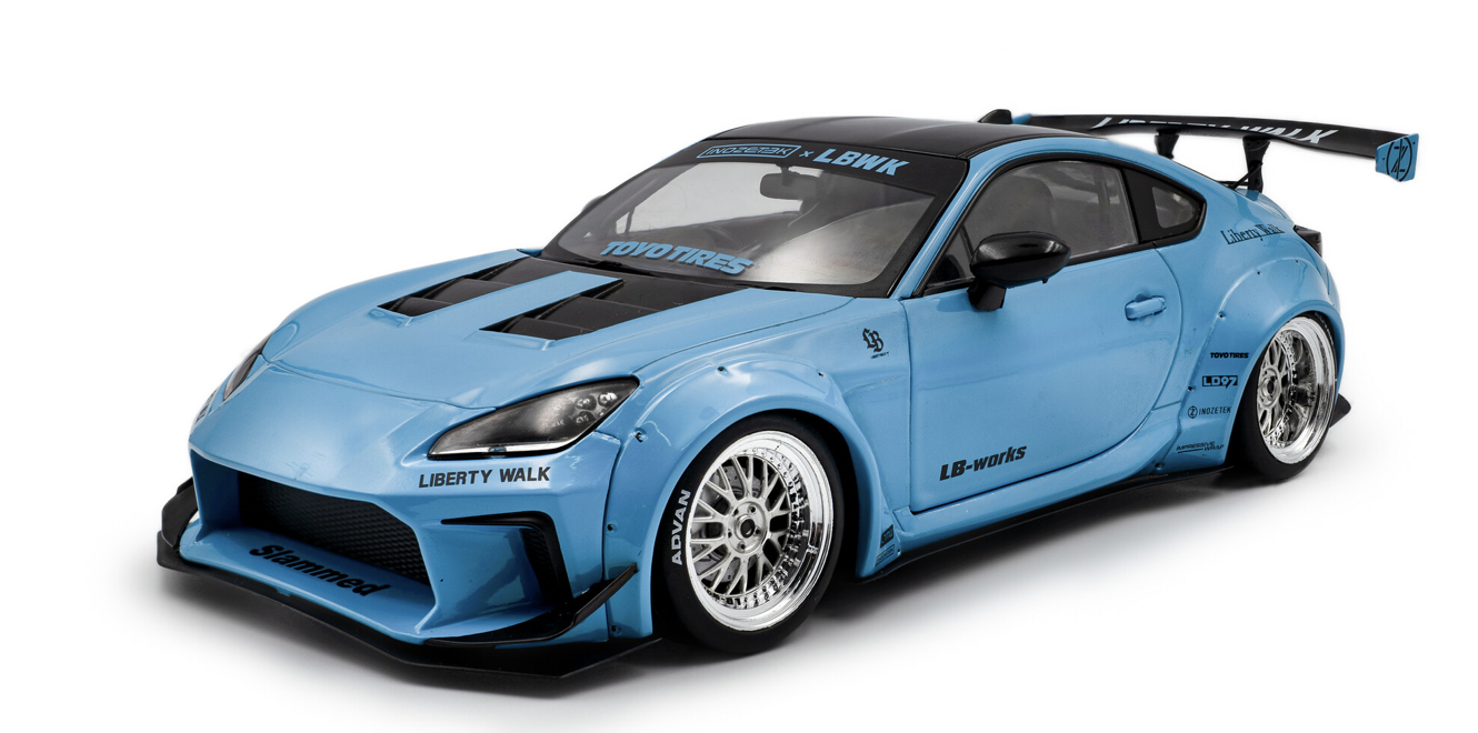 TOYOTA GR86 LBWK BODY KIT – BLUE – 2024 SOLIDO 1/18