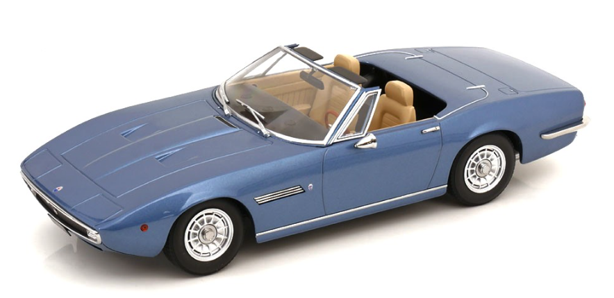 MASERATI GHIBLI SPYDER 1970 BLEU KK SCALE 1/18°