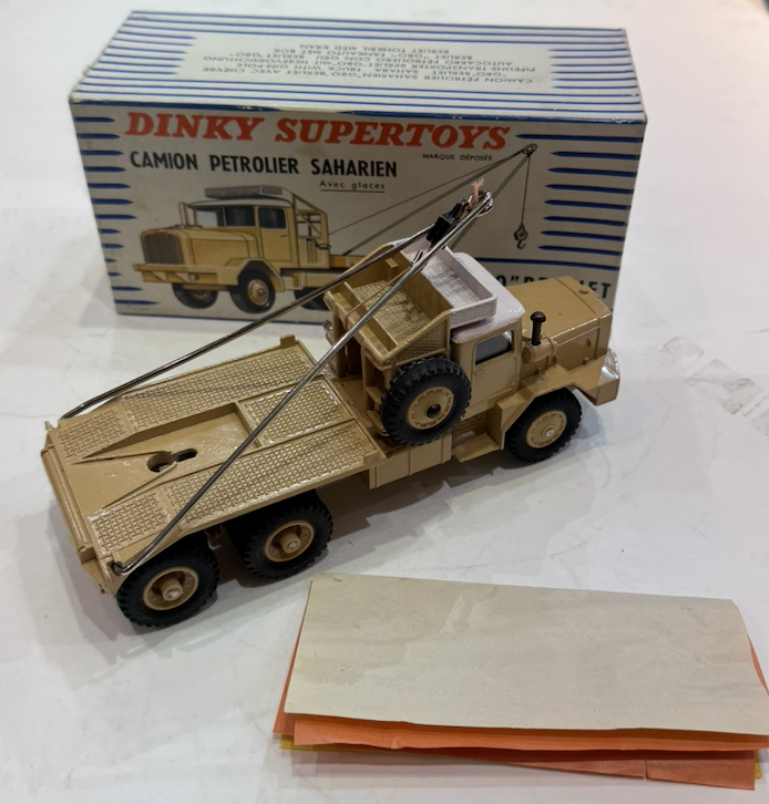 BERLIET GBO CAMION PETROLIER SAHARIEN DINKY 1/43