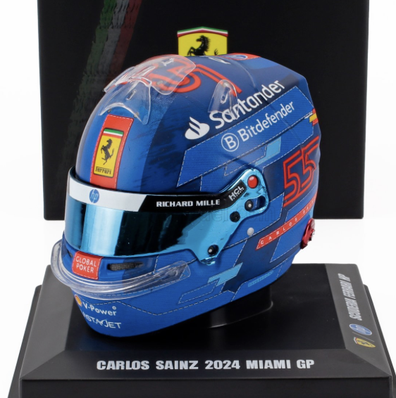 CASQUE Carlos Sainz GP Miami 2024 LOOKSMART 1/5