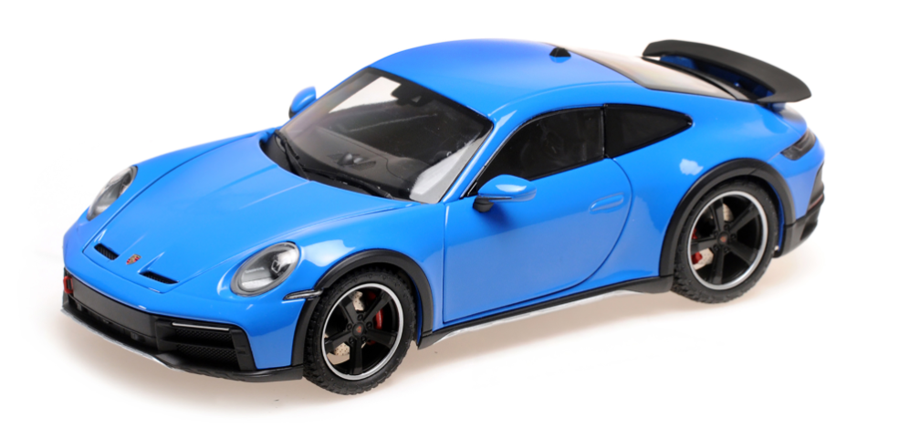 PORSCHE 911 DAKAR 2023 BLUE MINICHAMPS 1/18°