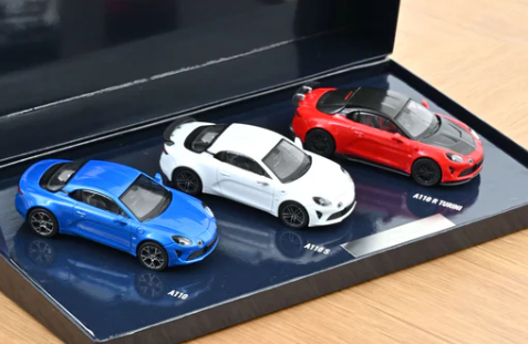 SET ALPINE A110 2025 FRENCH FLAG COLORS NOREV 1/43