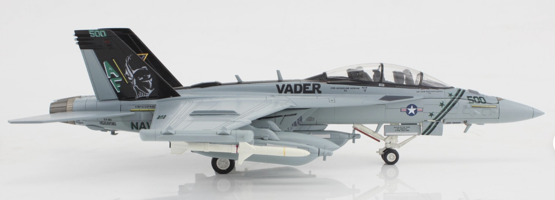 EA-18 Growler 166896, VAQ-209, US Navy, 2024 Hobbymaster 1/72