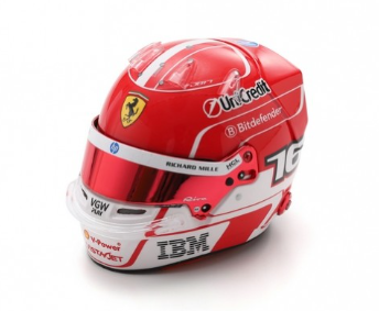 CHARLES LECLERC HELMET 2025 LOOK SMART 1/5°