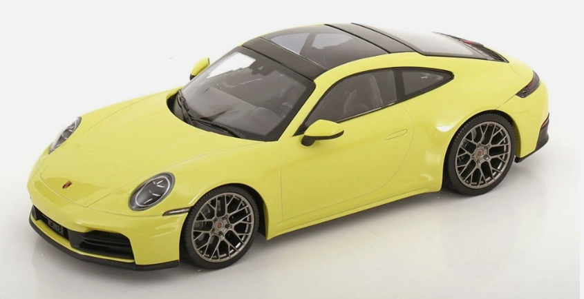 PORSCHE 911 CARRERA 992-2 2024 JAUNE MINICHAMPS 1/18°