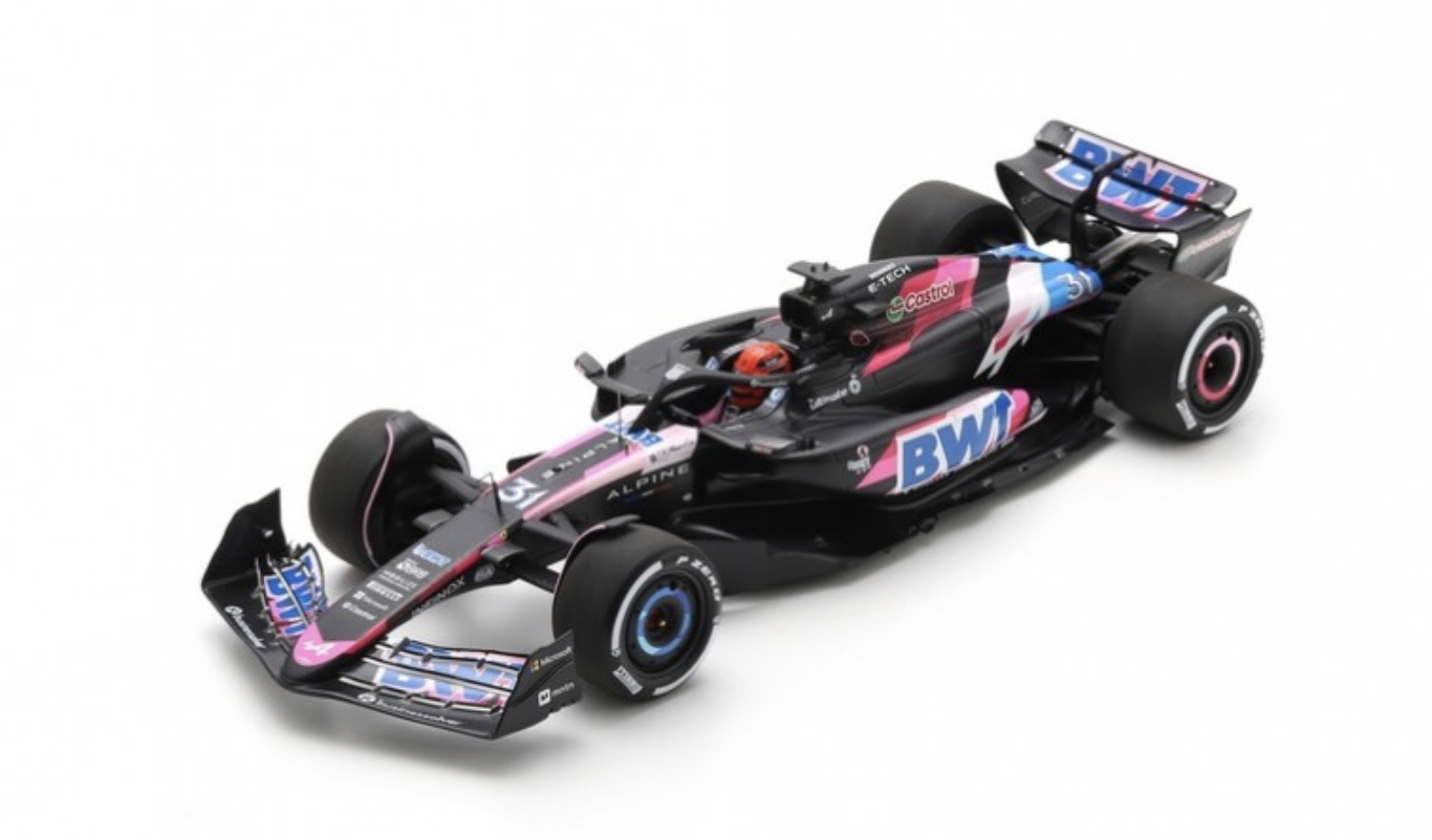 ALPINE A524 BWT Alpine F1 Team N°31 GP Bahrain 2024 Esteban Ocon SPARK 1/18