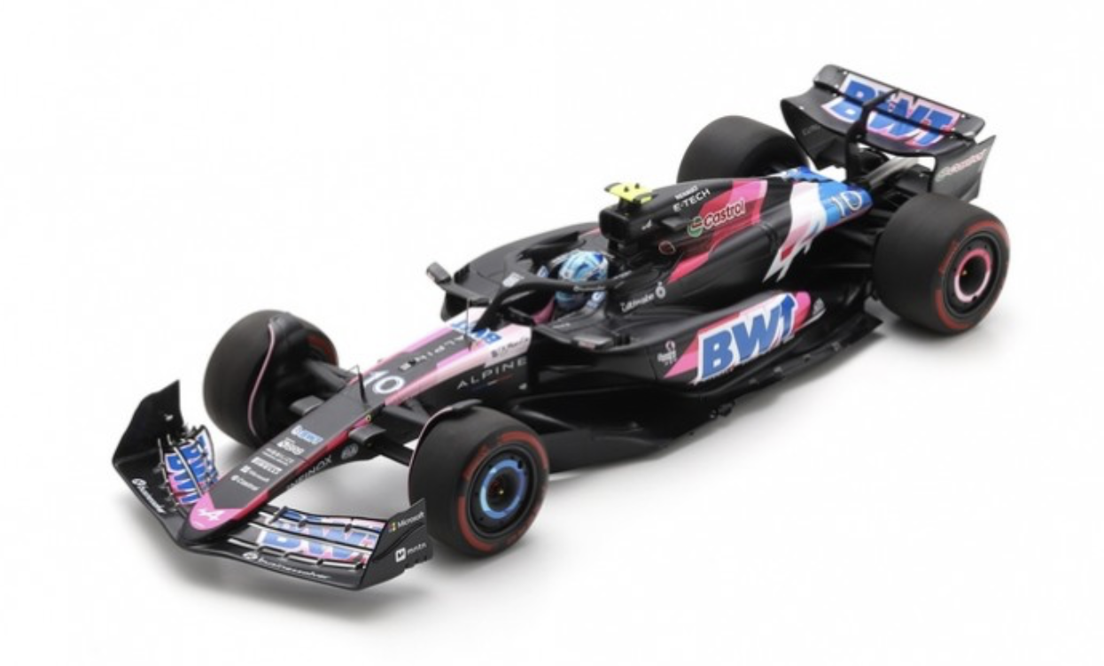 ALPINE A524 BWT Alpine F1 Team N°10 GP Bahrain 2024 Pierre Gasly SPARK 1/18