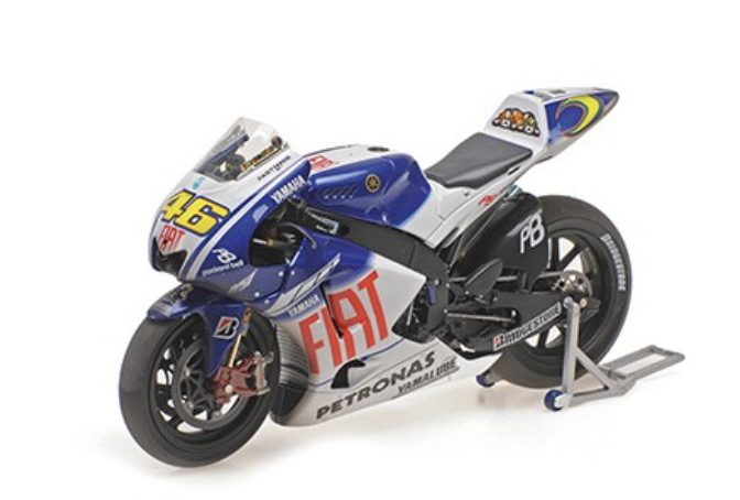 Yamaha YZR M1 46 dirty version Moto GP 2009 Valentino Rossi Minichamps