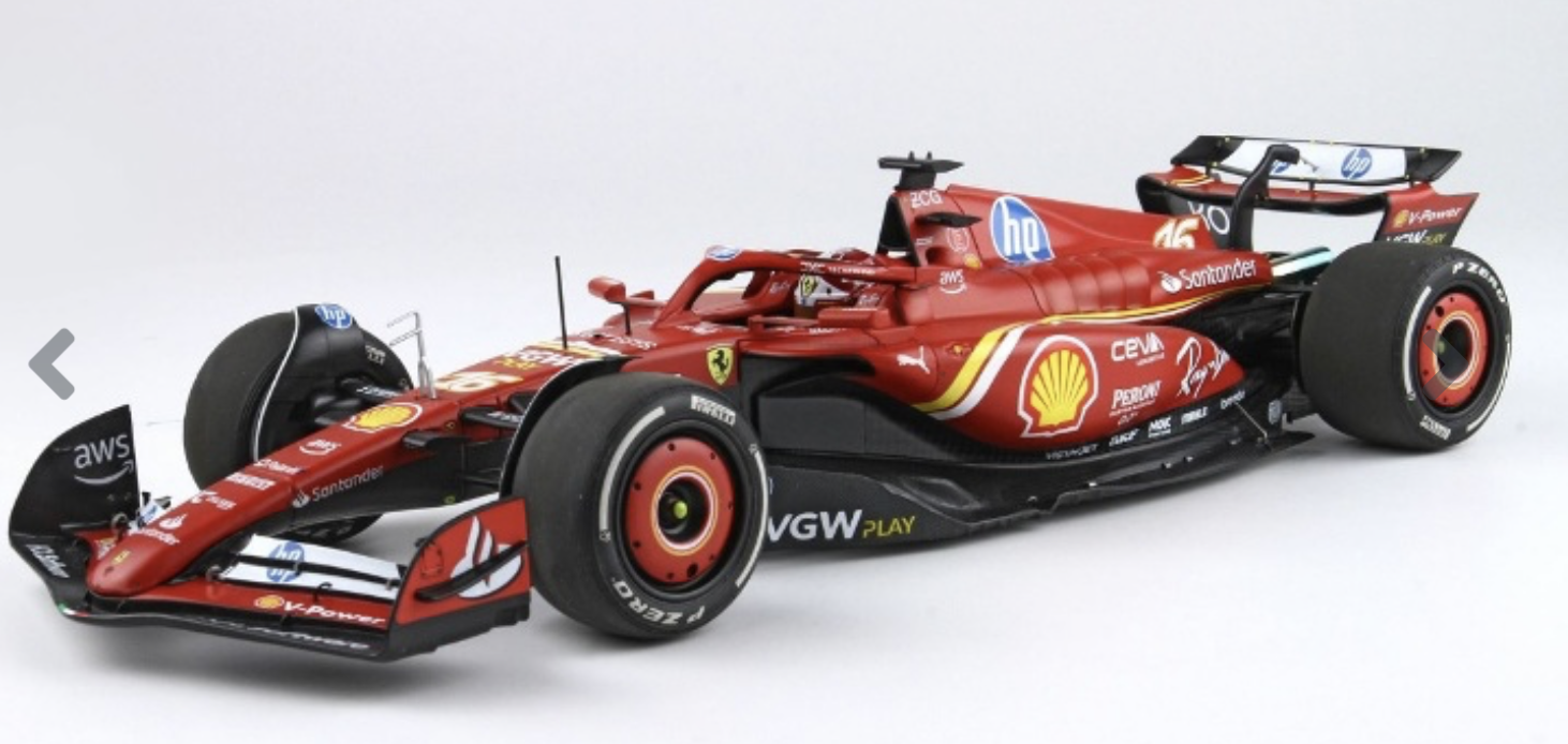 FERRARI SF-24 #16 WIN MONACO GP 2024 - CHARLES LECLERC BBR 1/18