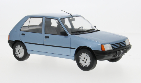 PEUGEOT 205 BLEU 1984 5 PORTES MODELCARGROUP 1/18°