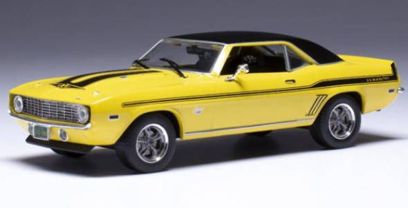 CHEVROLET CAMARO YENKO SYC 1969 JAUNE IXO 1/43°