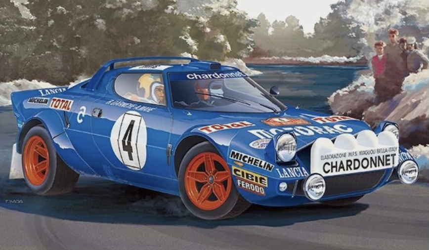 LANCIA STRATOS HF CHARDONNET HASEGAWA 1/24
