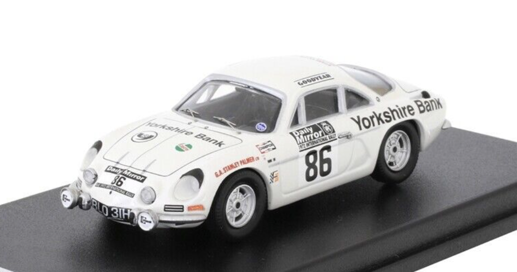RENAULT Alpine A110 #86 J.Robinson RAC Rally 1972 1/43