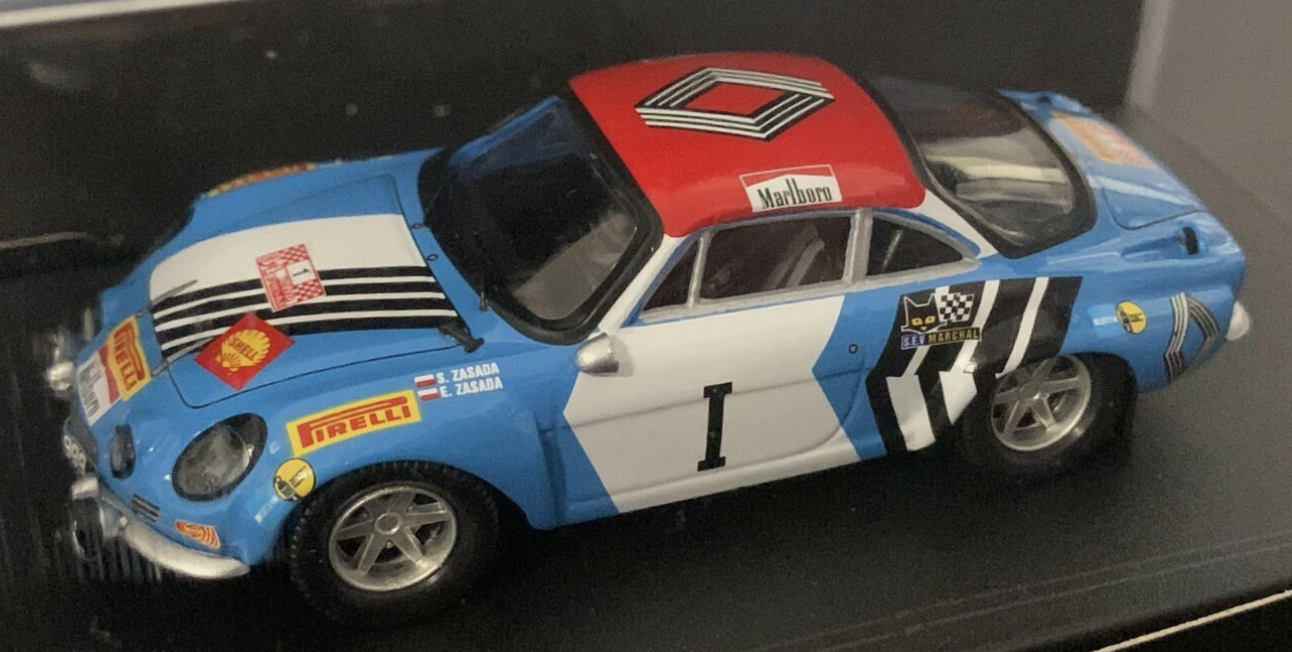 RENAULT Alpine A110 #1 S.Zasada Poland Rally 1974 1/43 Trofeu