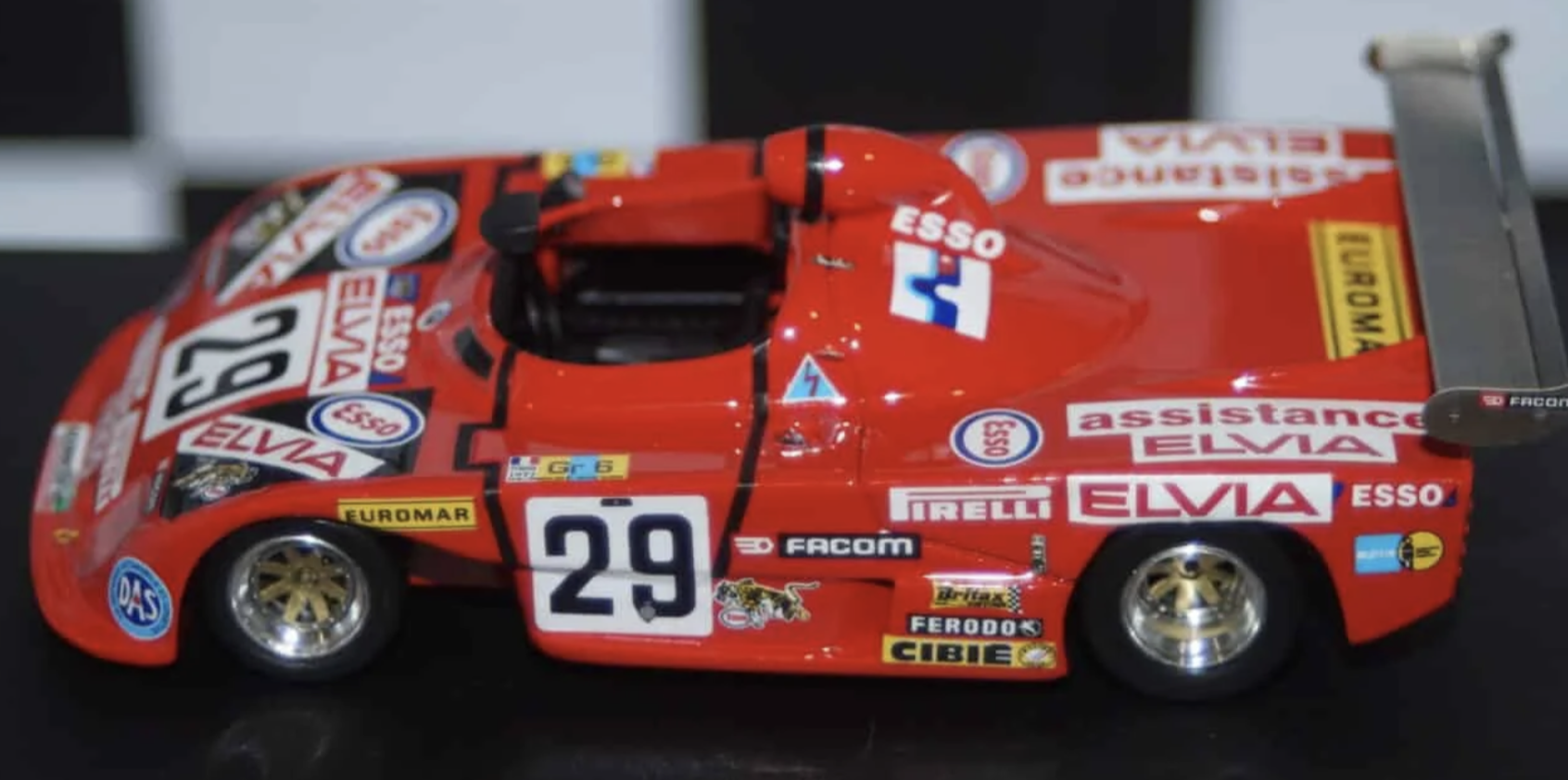 Osella PA5 24hr Le Mans 1977 A.Cudini 1/43 Scale Trofeu 1:43