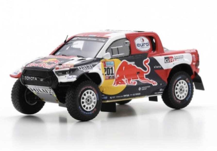 TOYOTA HILUX N°201 Vainqueur Dakar 2022 SPARK 1/43