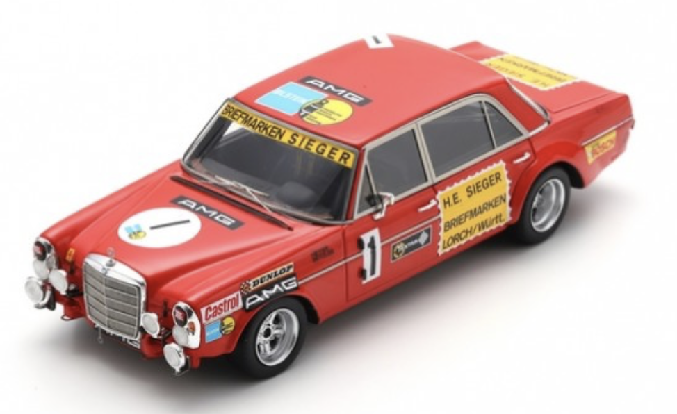 MERCEDES-BENZ 300 SEL 6.8 AMG N°1 24H Nürburgring 1972 -H. Heyer – T. Betzler SPARK 1/43