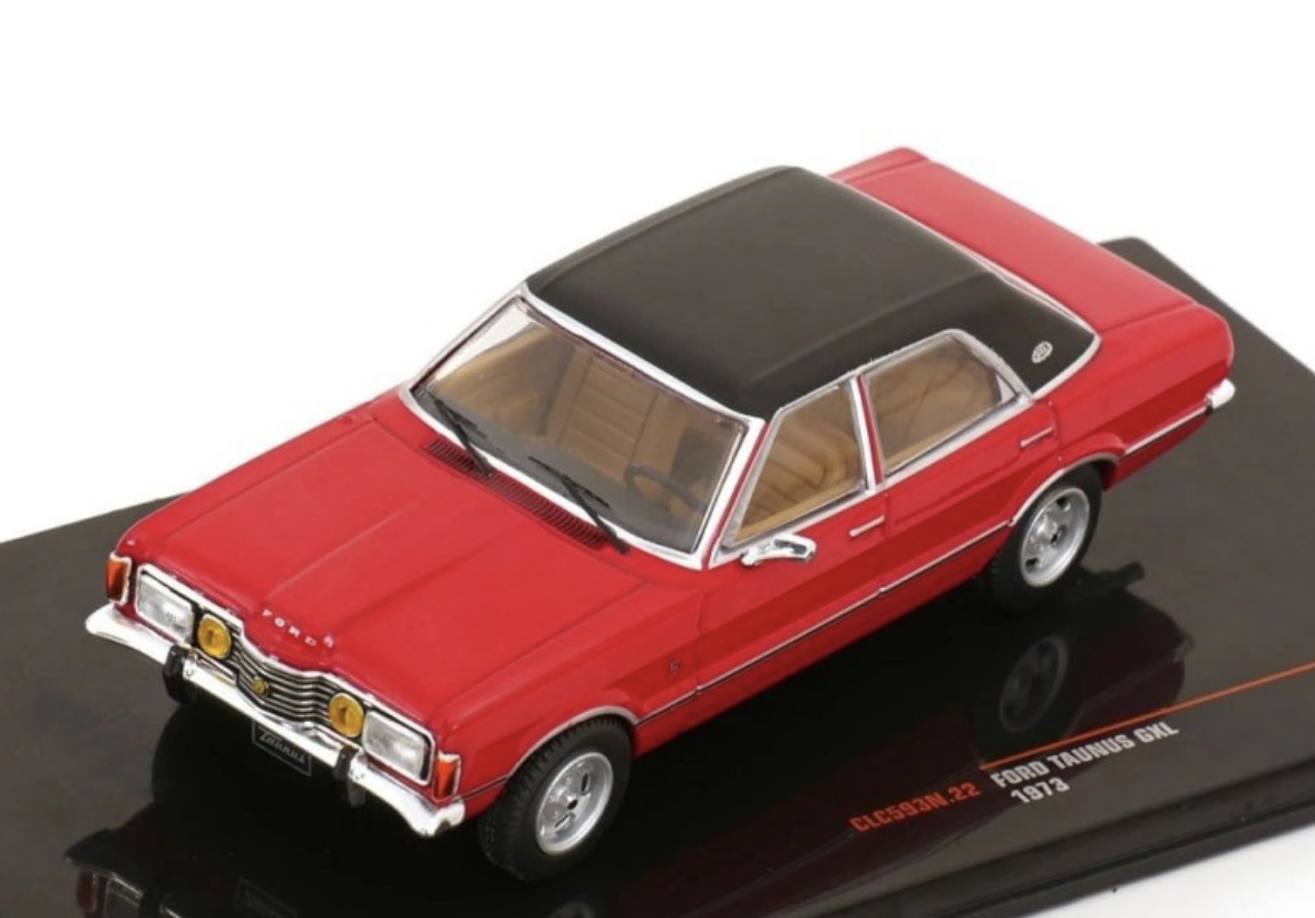 Ford Taunus GXL 1973 RED IXO 1/43