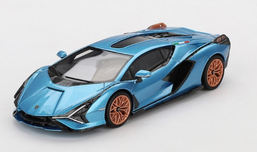 LAMBORGHINI SIAN FKP 37 BLEU 2022 TSM 1/43°
