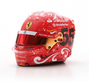 HELMET CARLOS SAINZ WIN GP MEXIQUE 2024 LOOK SMART 1/5°