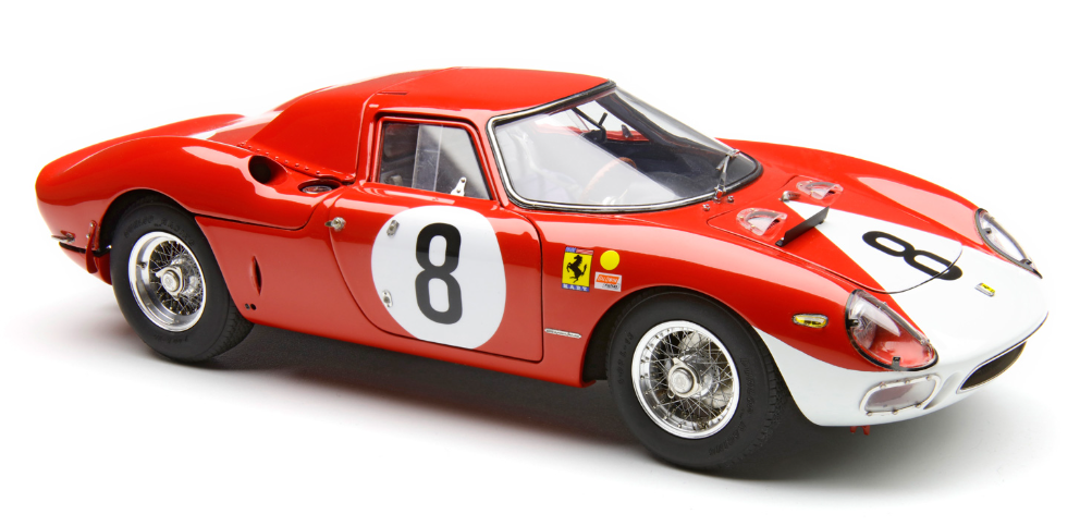 FERRARI 250 LM 12H DE REIMS 1964 SURTEES / BANDINI N°8 CMC 1/18°