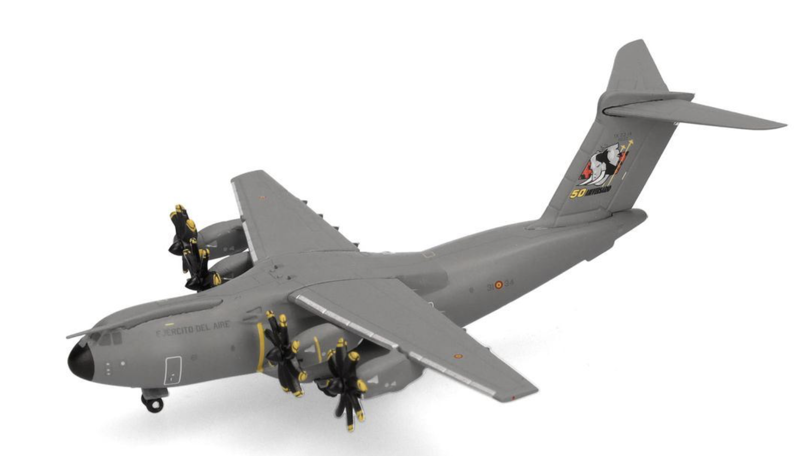 Spanish Air Force Airbus A400M Atlas 31st Wing Zaragoza 50 Aniversario TK.23-14 HERPA 1/500