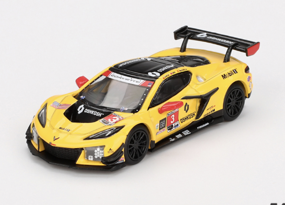 Chevrolet Corvette Z06 GT3.R #3 Corvette Racing by Pratt Miller Motorsports 2024 IMSA Daytona 24 Hrs MINI GT 1/64