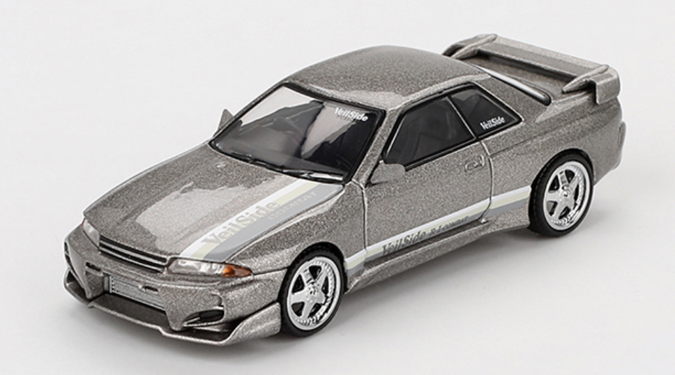 Nissan Skyline GT-R (R32) Veilside Combat C-I Veilside Combat Grey MINI GT 1/64