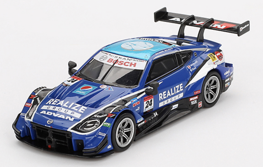 Nissan Z GT500 #24 "REALIZE CORPORTATION ADVAN Z" KONDO RACING 2023 SUPER GT SERIES MINI GT 1/64