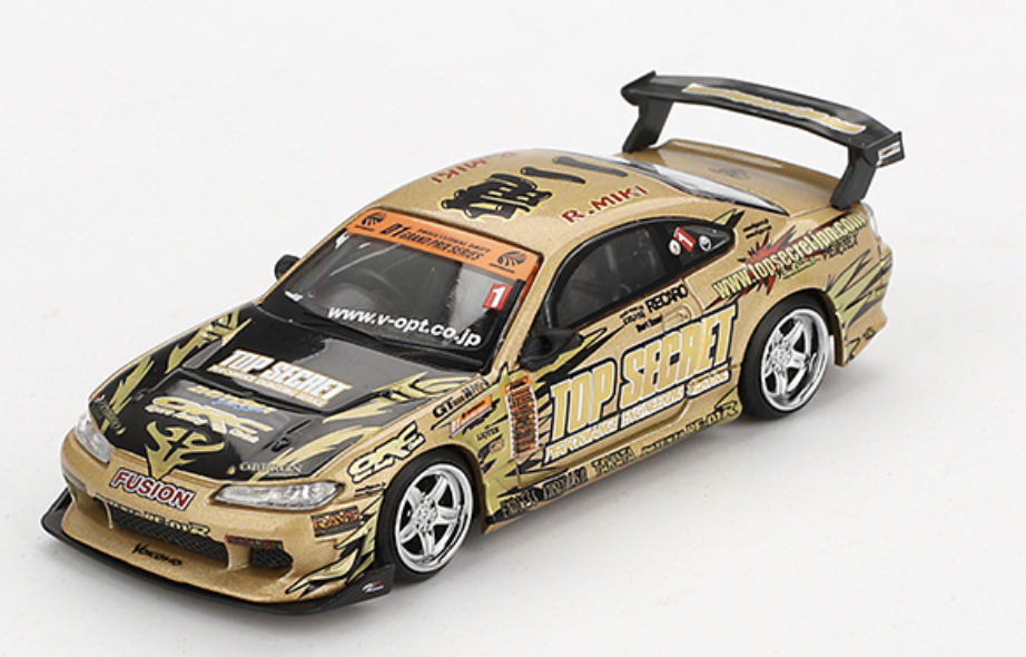 Nissan Silvia (S15) Top Secret D1GP MINI GT 1/64