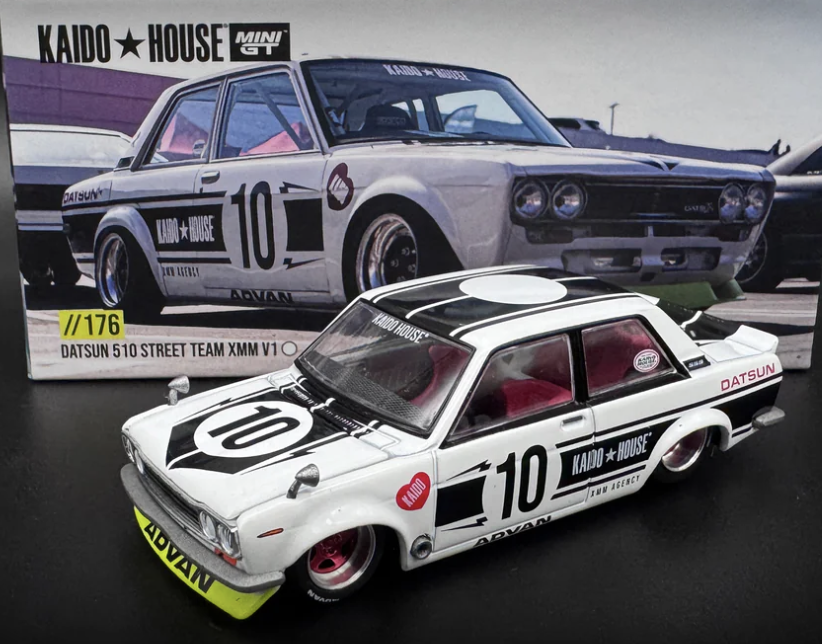 Kaido GT Datsun 510 Street Team XMM V1 1/64