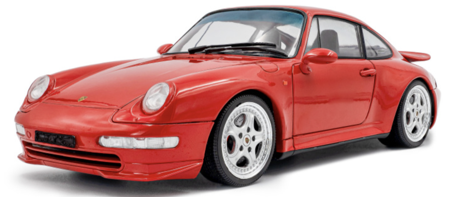 Porsche 911 (993) Carrera RS 1997 red SOLIDO  1/18