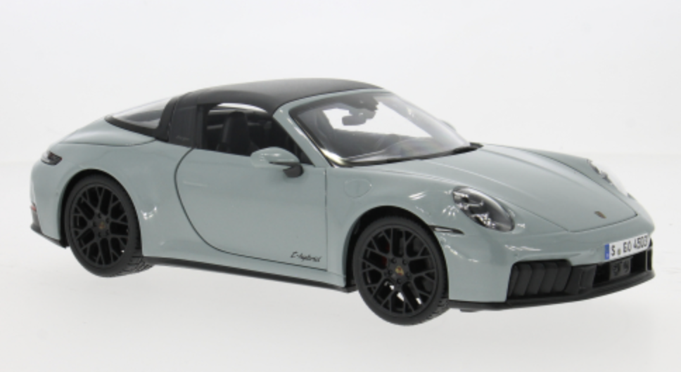 Porsche 911 (992.2) Targa 4 GTS Hybrid, hellgrün, 2025 MAISTO 1/18