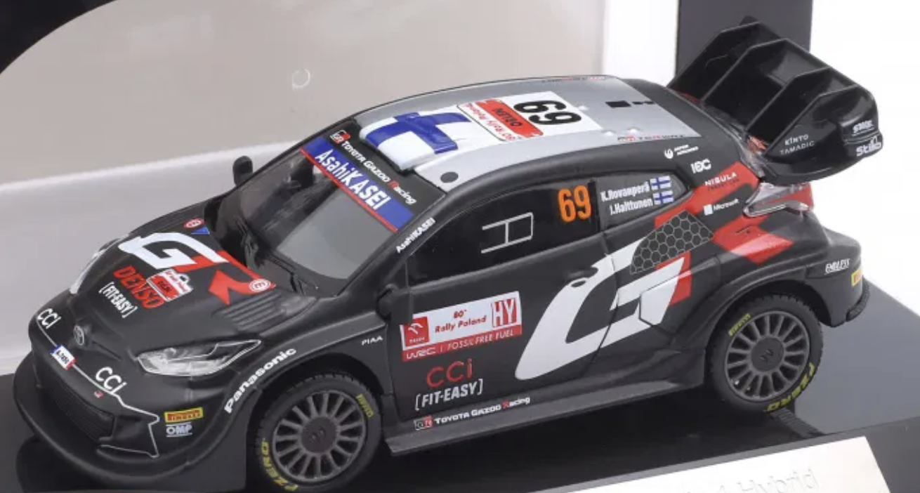 Toyota GR Yaris Rally1 Hybrid #69 WRC 2024 Rovanperä, Halttunen  Burago 1:43