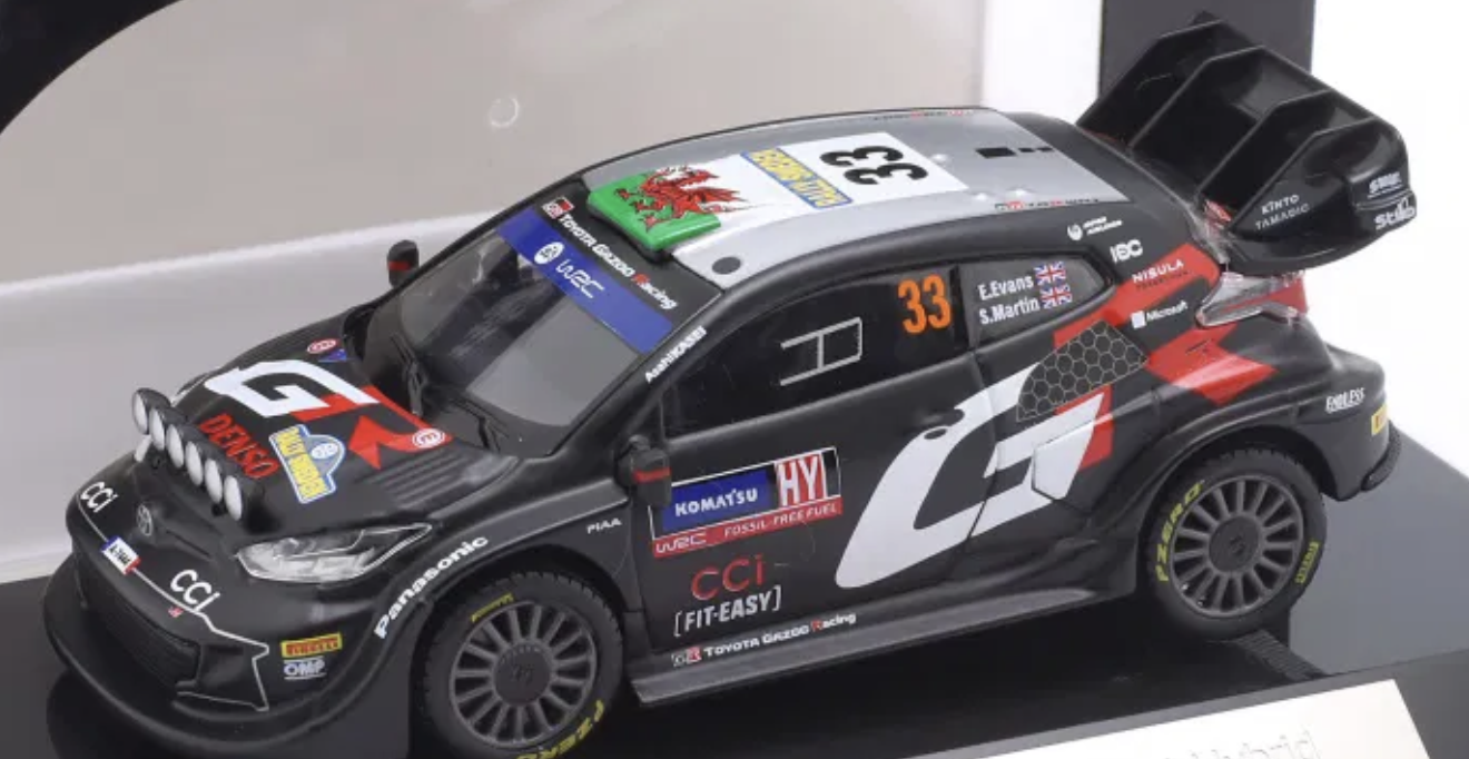 Toyota GR Yaris Rally1 Hybrid #33 WRC 2024 Evans, Martin Burago 1:43