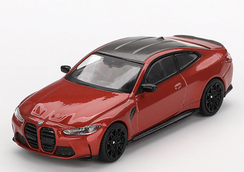 BMW M4 Competition (G82) Sakhir Orange MINI GT 1/64