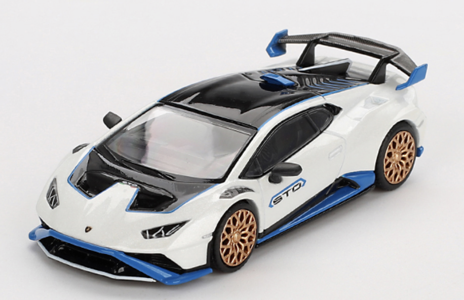 Lamborghini Huracán STO Bianco Asopo MINI GT 1/64