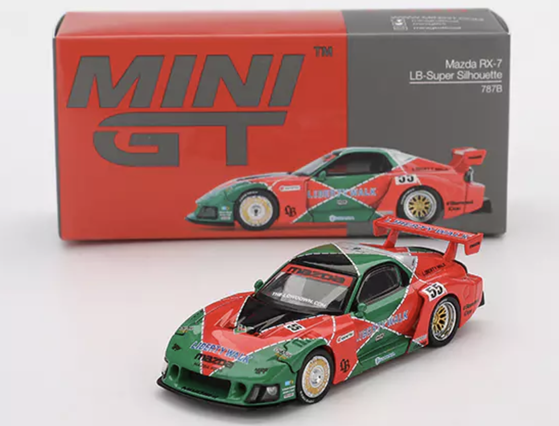 Mazda RX-7 LB-Super Silhouette 787B MINI GT 1/64