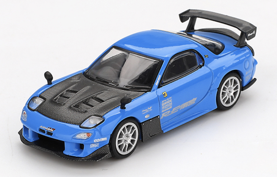 Mazda RX-7 RE-Amemiya 20B NA 3ROTOR-7 “Ama-san Go” MINI GT 1/64