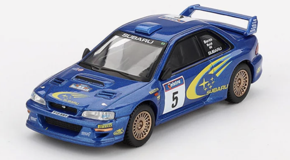 SUBARU IMPREZA WRC99 1999 RALLY AUSTRALIA WINNER #5 MINI GT 1/64
