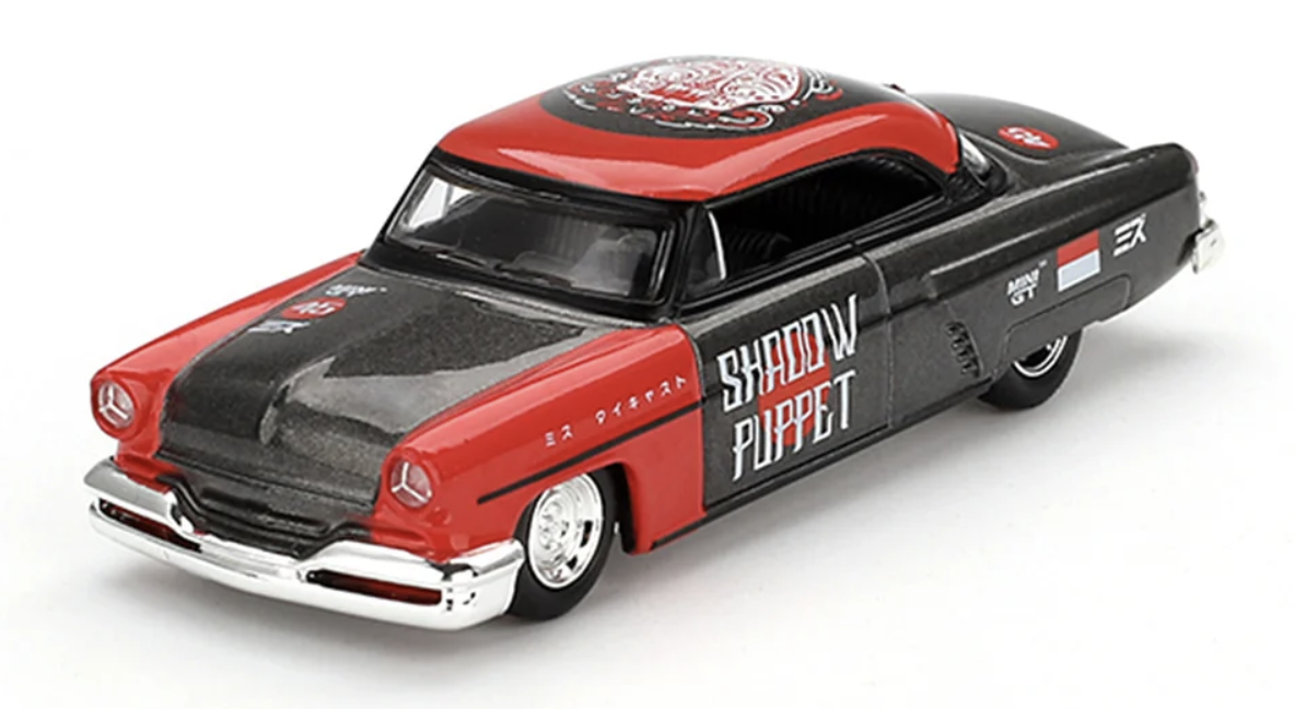 Lincoln Capri Hot Rod 1954 “Shadow Puppet” MINI GT x MIZU Blister Paket MINI GT 1/64