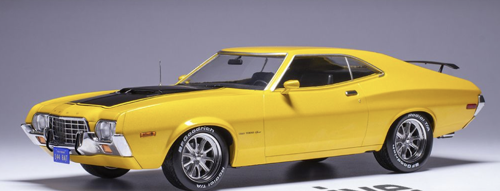 Ford Gran Torino Sport 1972 jaune IXO 1/18