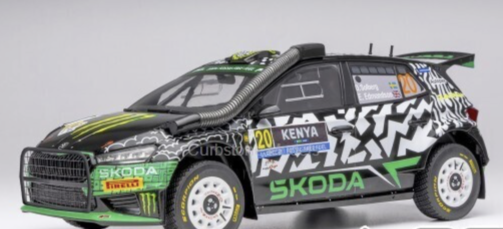 Skoda Fabia Rally2 #20 | Oliver Solberg IXO 1:18