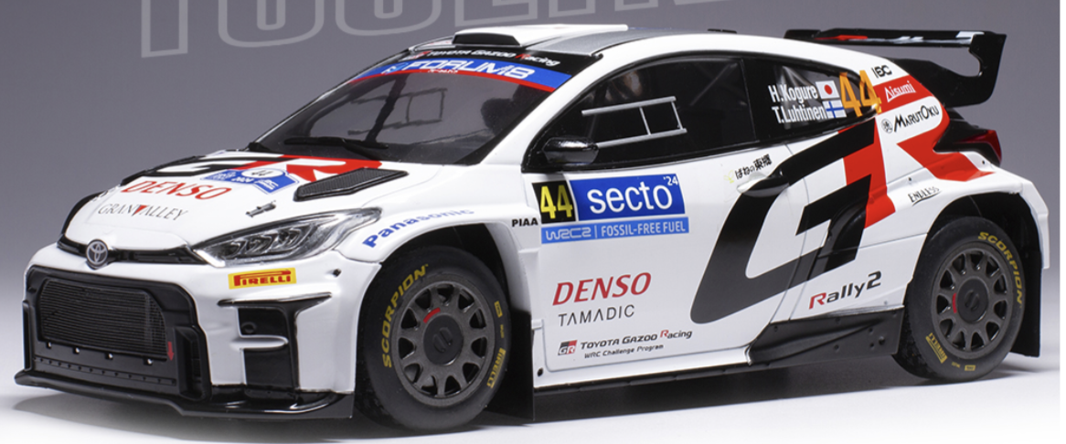Toyota GR Yaris Rally 2 No 44 Kogure Finland 2024 IXO 1:18